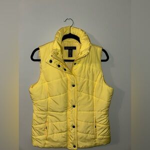 Yellow Puffer Vest